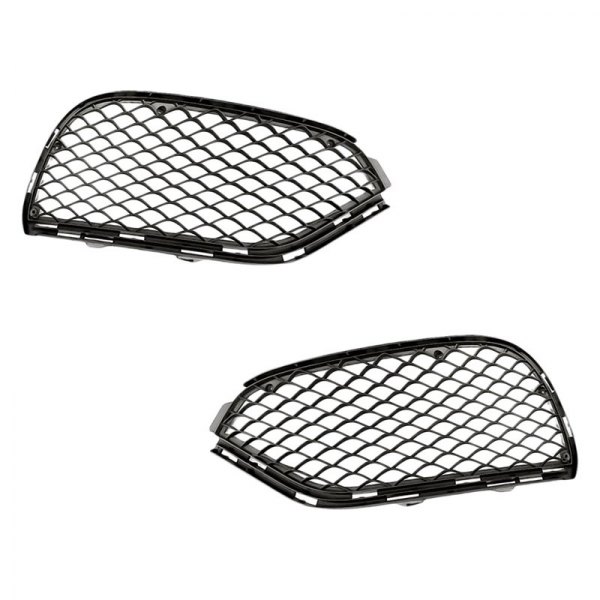 Replacement - Front Driver and Passenger Side Outer Bumper Grille Set