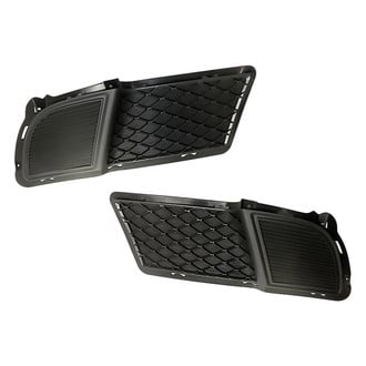 Replacement - Front Driver and Passenger Side Fog Light Cover Set (Standard Line)