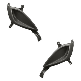 Replacement - Front Driver and Passenger Side Fog Light Cover Set (Standard Line)