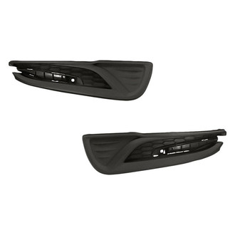 Replacement - Front Driver and Passenger Side Fog Light Cover Set (Standard Line)