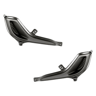 Replacement - Front Driver and Passenger Side Fog Light Cover Set (Standard Line)