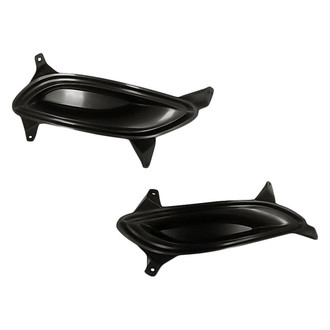 Replacement - Front Driver and Passenger Side Fog Light Cover Set (Standard Line)