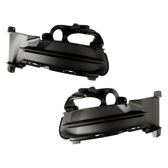 Replacement - Front Driver and Passenger Side Fog Light Cover Set (Standard Line)