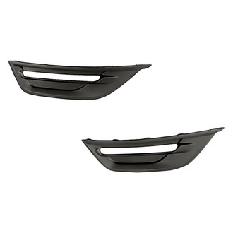 Replacement - Front Driver and Passenger Side Fog Light Cover Set (Standard Line)