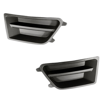 Replacement - Front Driver and Passenger Side Fog Light Cover Set (Standard Line)