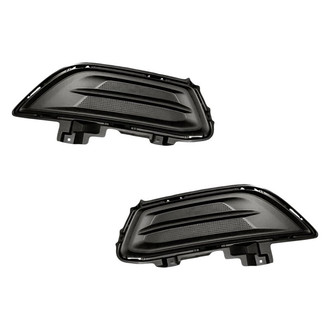 Replacement - Front Driver and Passenger Side Fog Light Cover Set (Standard Line)