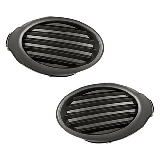 Replacement - Front Driver and Passenger Side Fog Light Cover Set (Standard Line)