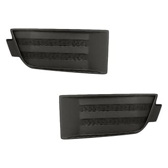 Replacement - Front Driver and Passenger Side Fog Light Cover Set (Standard Line)