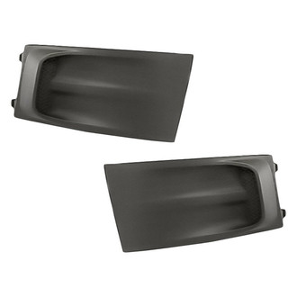 Replacement - Front Driver and Passenger Side Fog Light Cover Set (Standard Line)