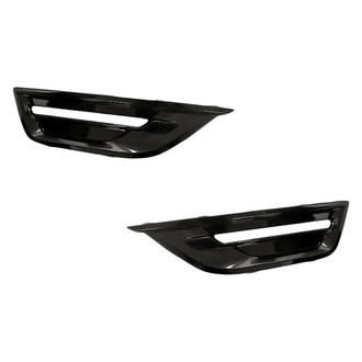 Replacement - Front Driver and Passenger Side Fog Light Cover Set (Standard Line)