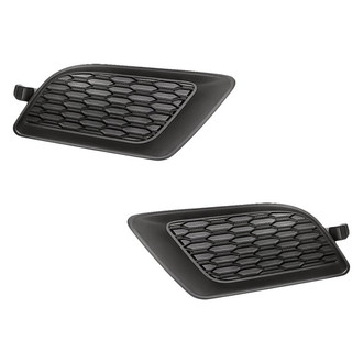Replacement - Front Driver and Passenger Side Fog Light Cover Set (Standard Line)