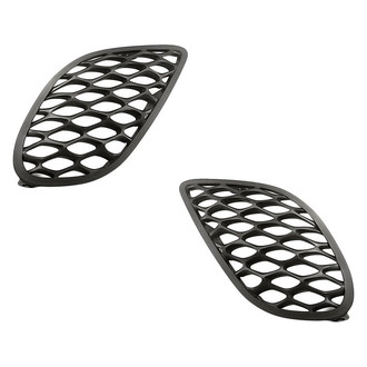 Replacement - Front Driver and Passenger Side Fog Light Cover Set (Standard Line)