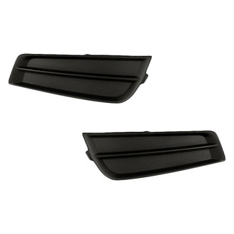 Replacement - Front Driver and Passenger Side Fog Light Cover Set (Standard Line)