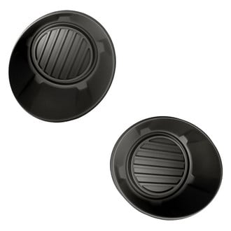 Replacement - Front Driver and Passenger Side Fog Light Cover Set (Standard Line)
