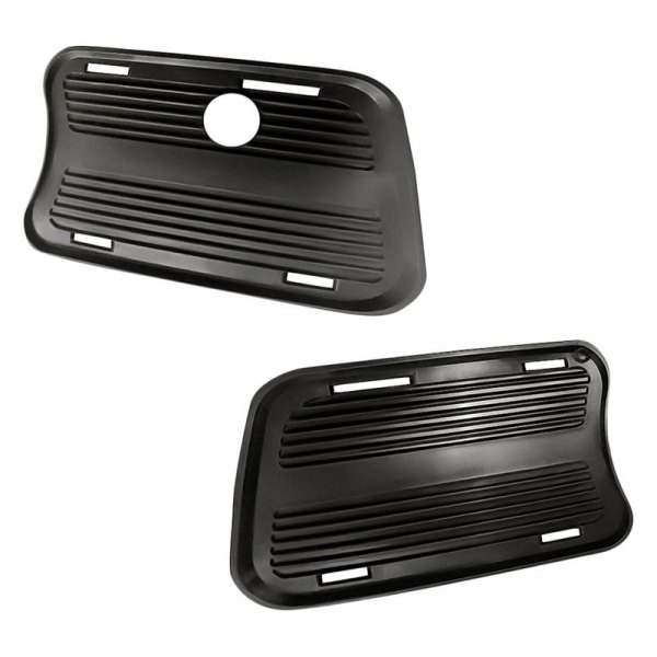 Replacement - Front Driver and Passenger Side Inner Bumper Cover Trim Panel Set