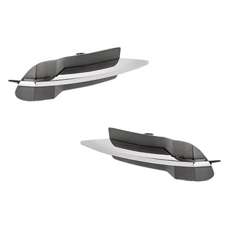 Replacement - Front Lower Outer Driver and Passenger Side Fog Light Cover Set (Standard Line)