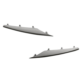 Replacement - Front Driver and Passenger Side Bumper Cover Lower Trim Panel Set (Standard Line)