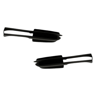 Replacement - Front Driver and Passenger Side Fog Light Cover Set (Standard Line)