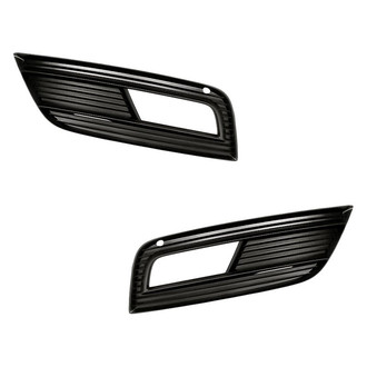 Replacement - Front Driver and Passenger Side Fog Light Bezel Set (Standard Line)