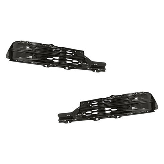 Replacement - Front Driver and Passenger Side Fog Light Cover Set (CAPA Certified)