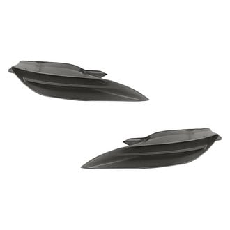 Replacement - Front Driver and Passenger Side Fog Light Cover Set (Standard Line)