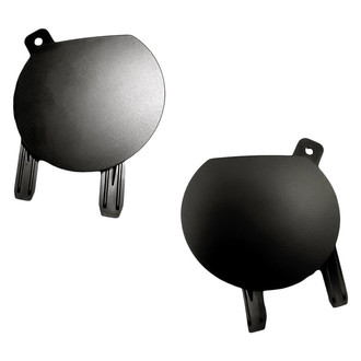 Replacement - Front Driver and Passenger Side Fog Light Cover Set (Standard Line)