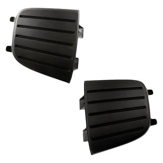 Replacement - Front Driver and Passenger Side Fog Light Cover Set (Standard Line)