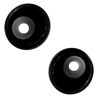 Replacement - Front Driver and Passenger Side Fog Light Bezel Set (Standard Line)