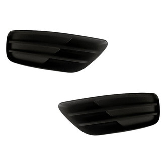 Replacement - Front Driver and Passenger Side Fog Light Cover Set (Standard Line)