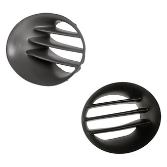 Replacement - Front Driver and Passenger Side Fog Light Cover Set (Standard Line)
