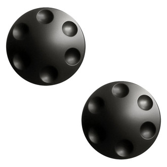 Replacement - Front Driver and Passenger Side Fog Light Cover Set (Standard Line)