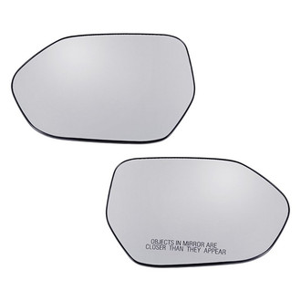 Replacement - Driver and Passenger Side Mirror Glass Set (Heated) (Standard Line)
