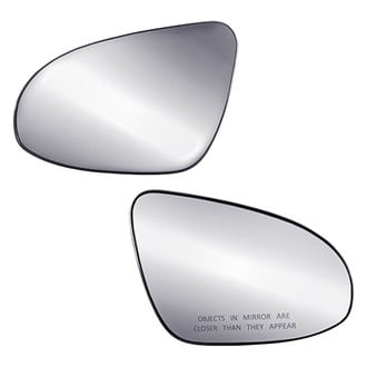 Replacement - Driver and Passenger Side Mirror Glass Set (Heated) (Standard Line)