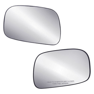 Replacement - Driver and Passenger Side Mirror Glass Set (Heated) (Standard Line)