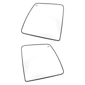 Replacement - Driver and Passenger Side Mirror Glass Set (Heated) (Standard Line)