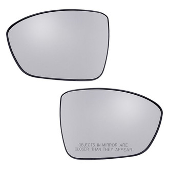 Replacement - Driver and Passenger Side Mirror Glass Set (Heated) (Standard Line)