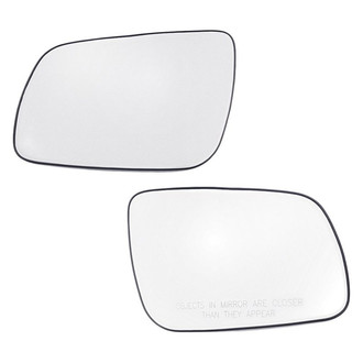 Replacement - Driver and Passenger Side Mirror Glass Set (Heated) (Standard Line)