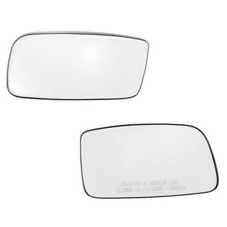 Replacement - Driver and Passenger Side Mirror Glass Set (Heated) (Standard Line)