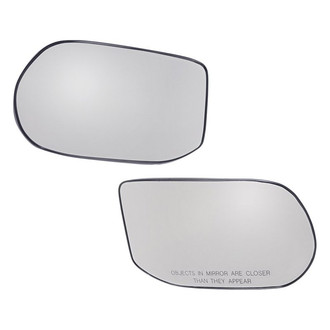Replacement - Driver and Passenger Side Mirror Glass Set (Heated) (Standard Line)