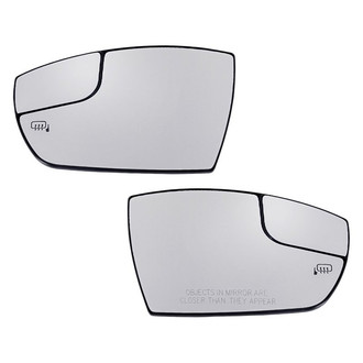 Replacement - Driver and Passenger Side Mirror Glass Set (Heated) (Standard Line)