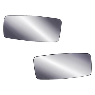 Replacement - Driver and Passenger Side Towing Mirror Glass Set (Non-Heated) (Standard Line)