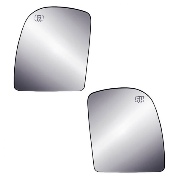 Replacement - Driver and Passenger Side Power Towing Mirror Glass Set