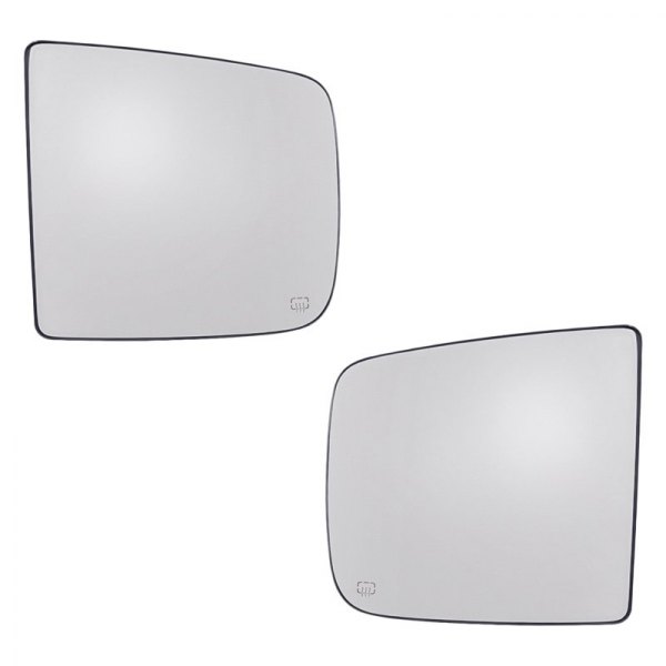 Replacement - Driver and Passenger Side Power Towing Mirror Glass Set