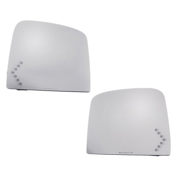 Replacement - Driver and Passenger Side Towing Mirror Glass Set