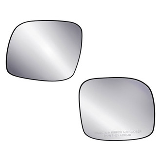 Replacement - Driver and Passenger Side Power Mirror Glass Set (Heated) (Standard Line)