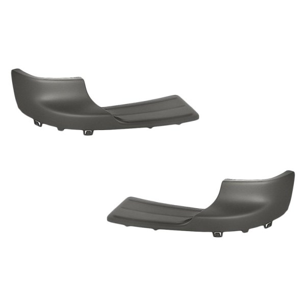 Replacement - Rear Driver and Passenger Side Outer Bumper Step Pad Set