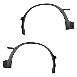 Replacement - Front Driver and Passenger Side Fender Flare Set (Standard Line)
