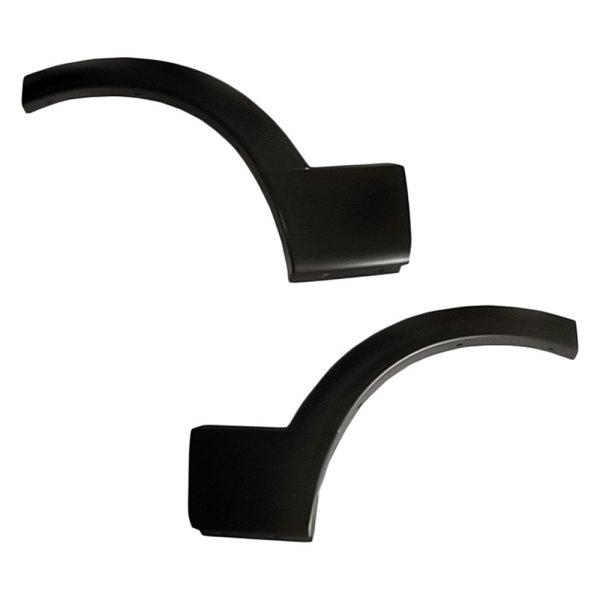 Replacement - Rear Driver and Passenger Side Wheel Opening Molding Rear Section Set