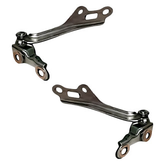 Replacement - Driver and Passenger Side Hood Hinge Set (Standard Line)