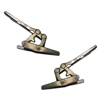 Replacement - Driver and Passenger Side Hood Hinge Set (Standard Line)